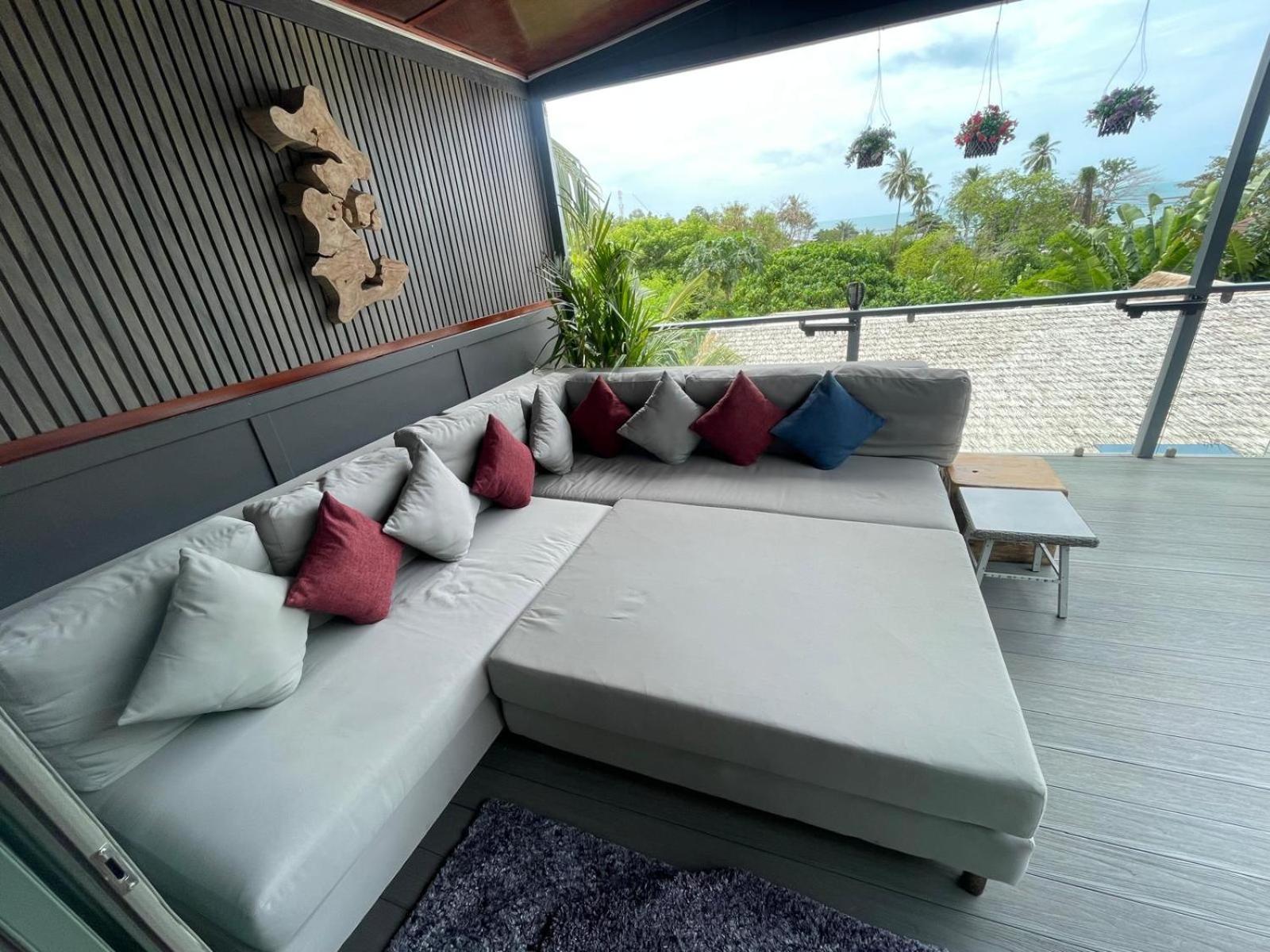 Stunning Villa With Ocean Views And Free Car Lamai Beach  Dış mekan fotoğraf