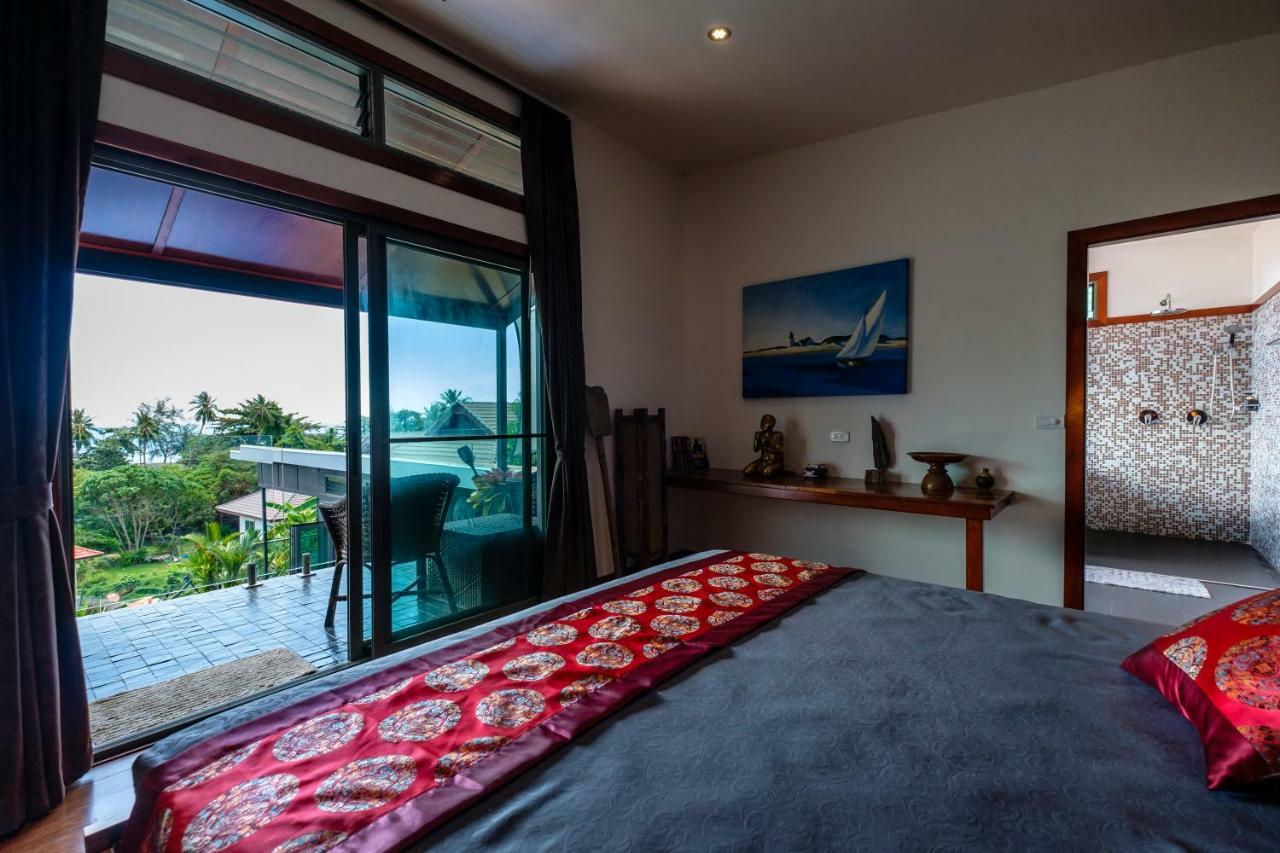 Stunning Villa With Ocean Views And Free Car Lamai Beach  Dış mekan fotoğraf