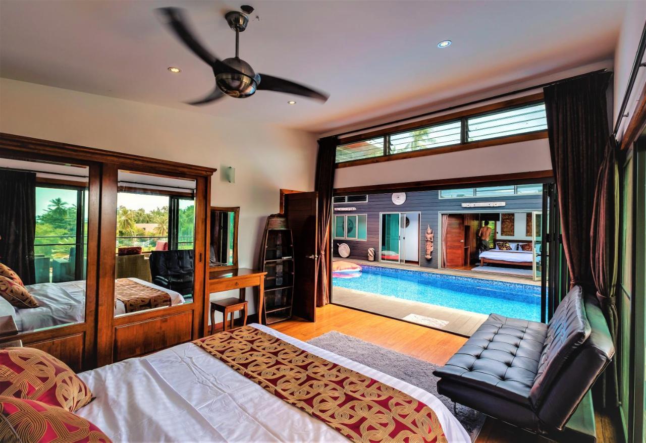 Stunning Villa With Ocean Views And Free Car Lamai Beach  Dış mekan fotoğraf